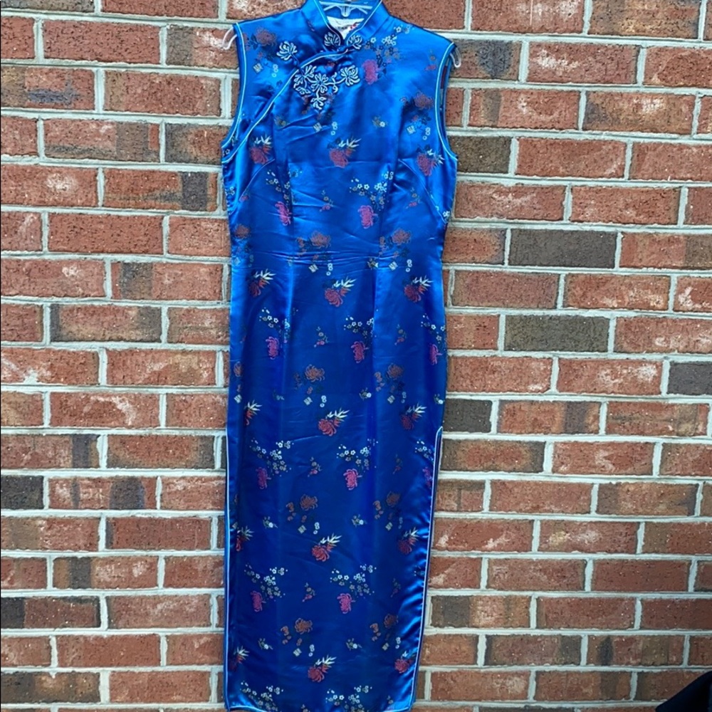 Vintage Oriental  Dress Peony BRAND SHANGHAI